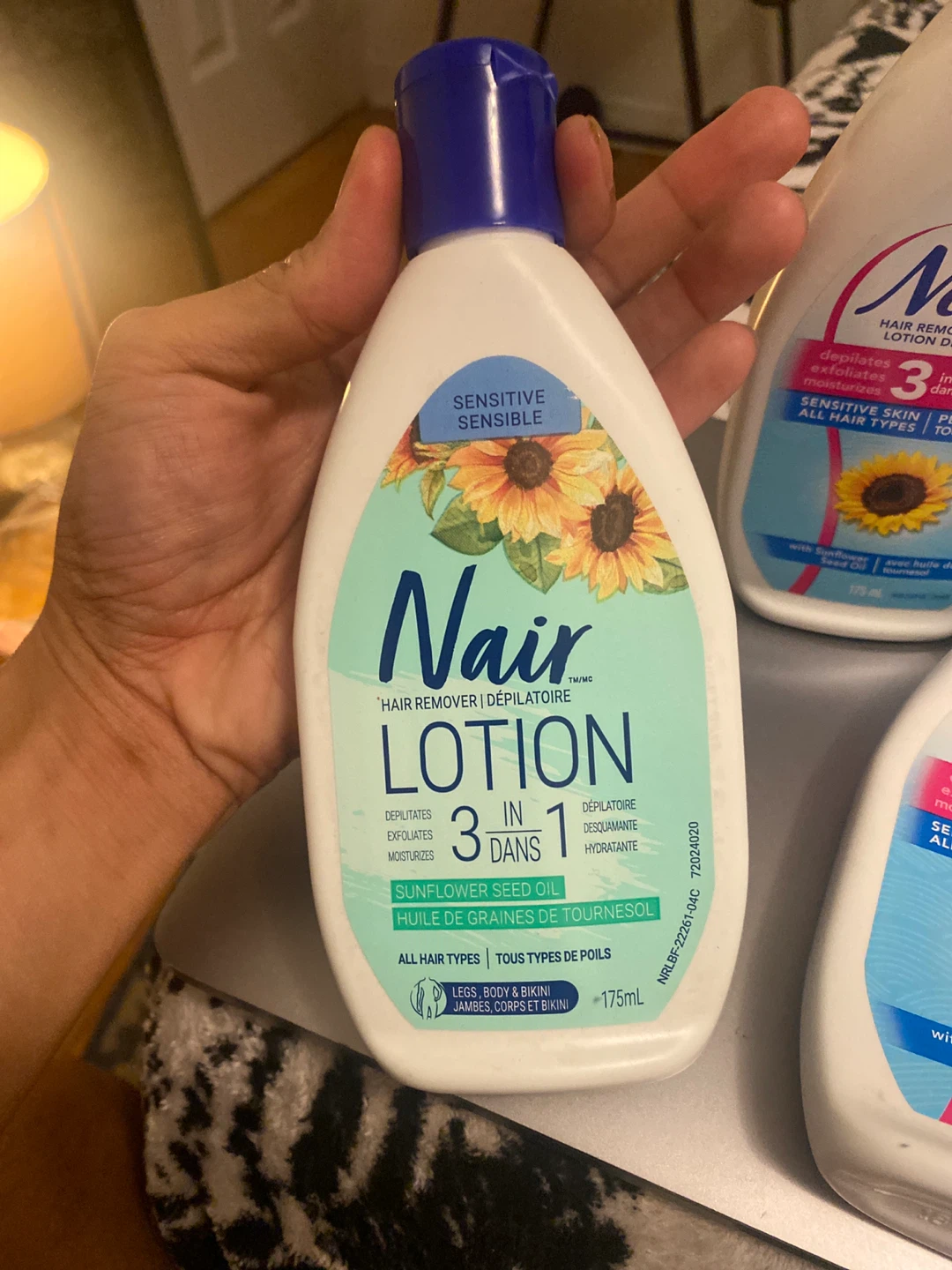 Nair Hair Removal Lotion - 3-in-1 Formula - Sensitive Skin - photo 2