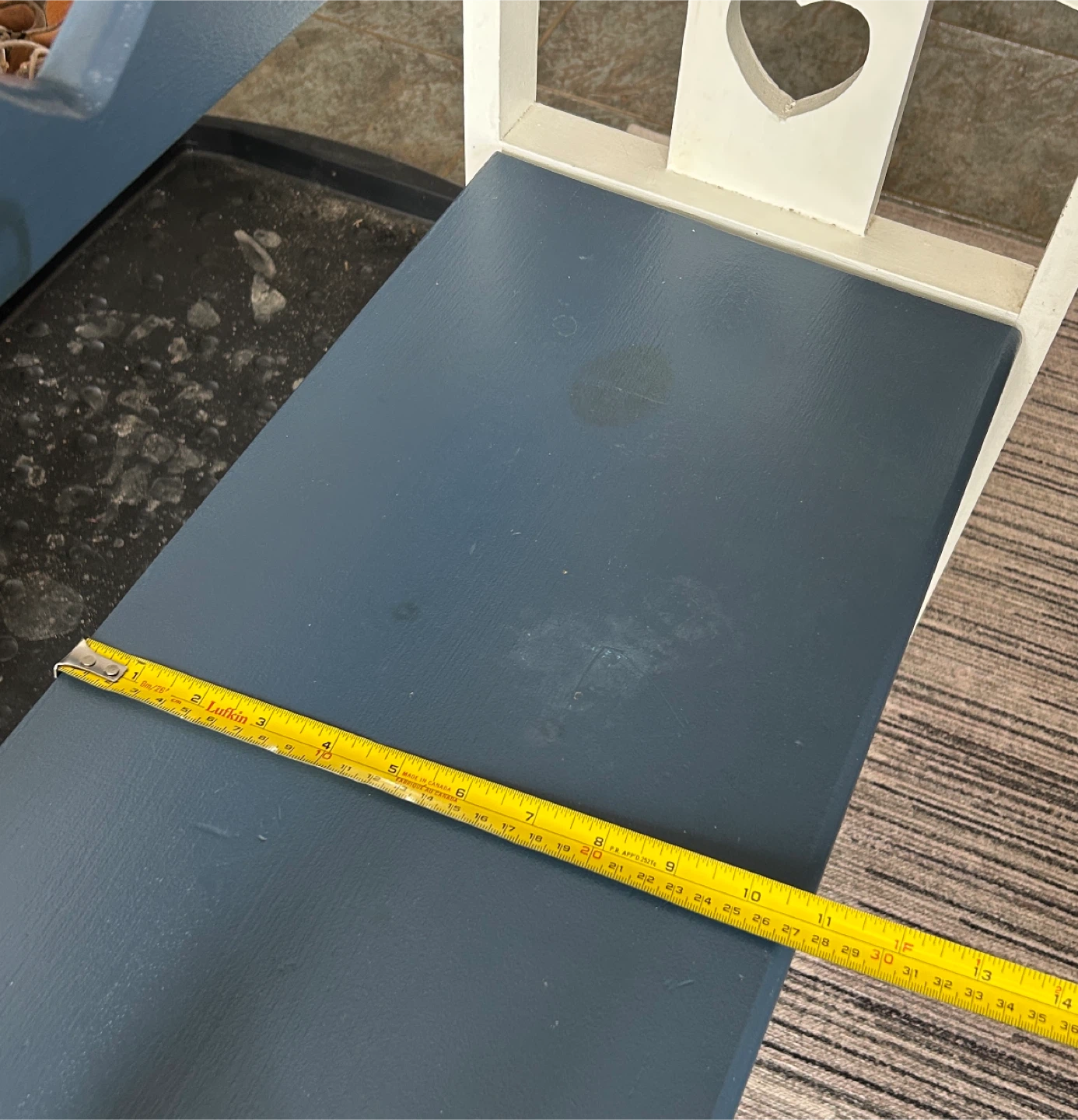 Handmade Child’s Storage Bench – Toronto Team Colours - photo 5