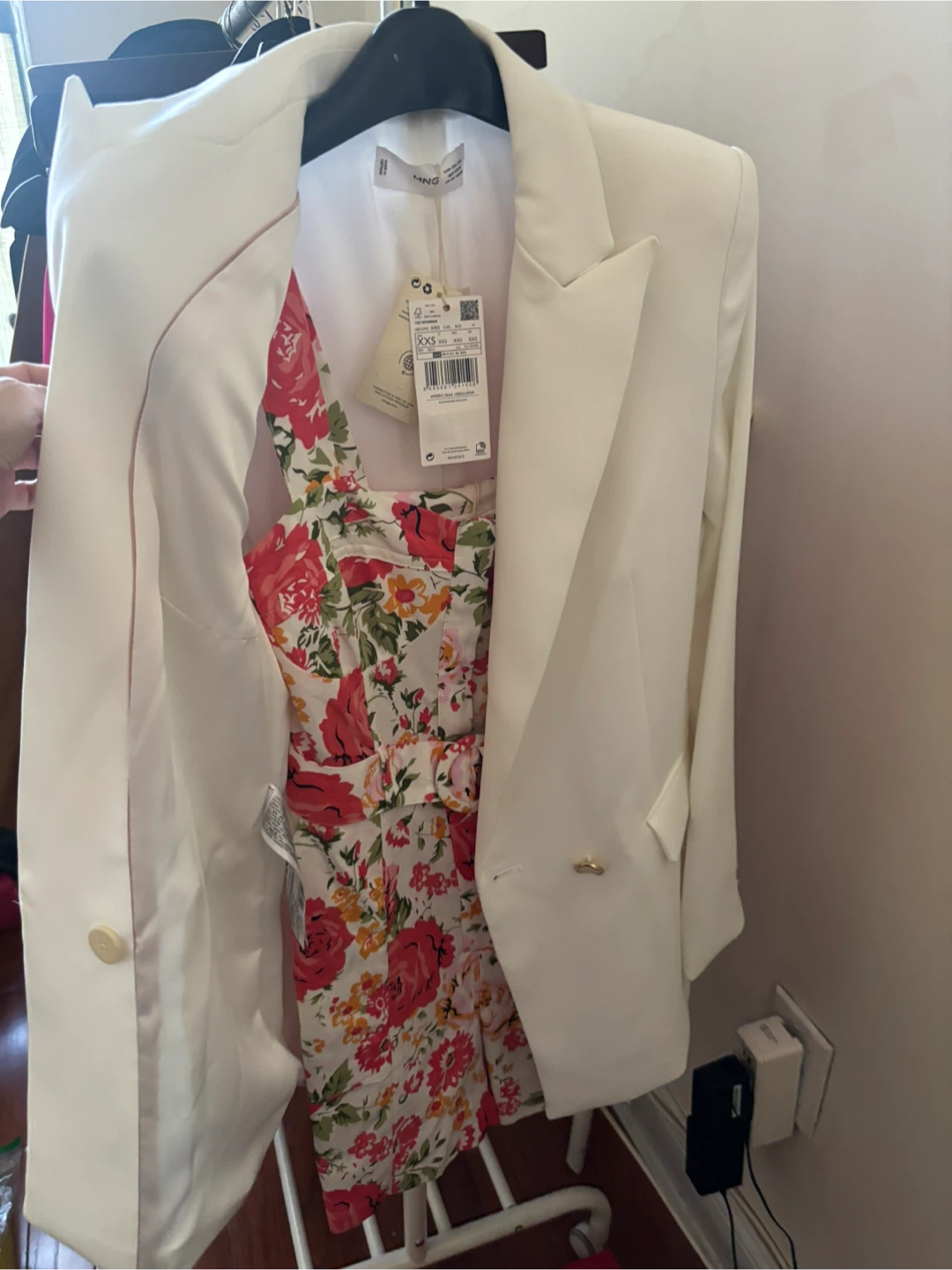 MANGO Floral Print Jumpsuit XXS - photo 3