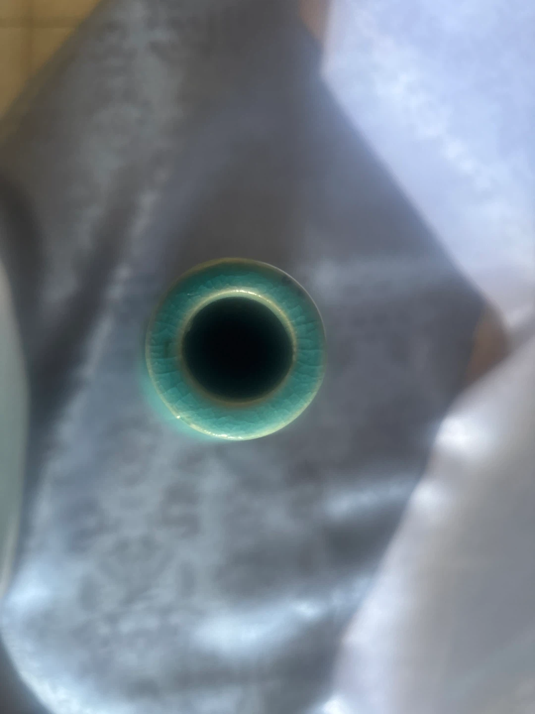 Teal Ceramic Vase - photo 2