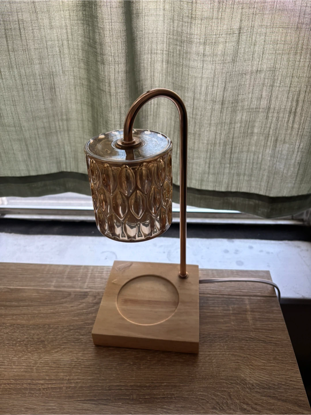 Electric Wax Melt Warmer with Glass Shade