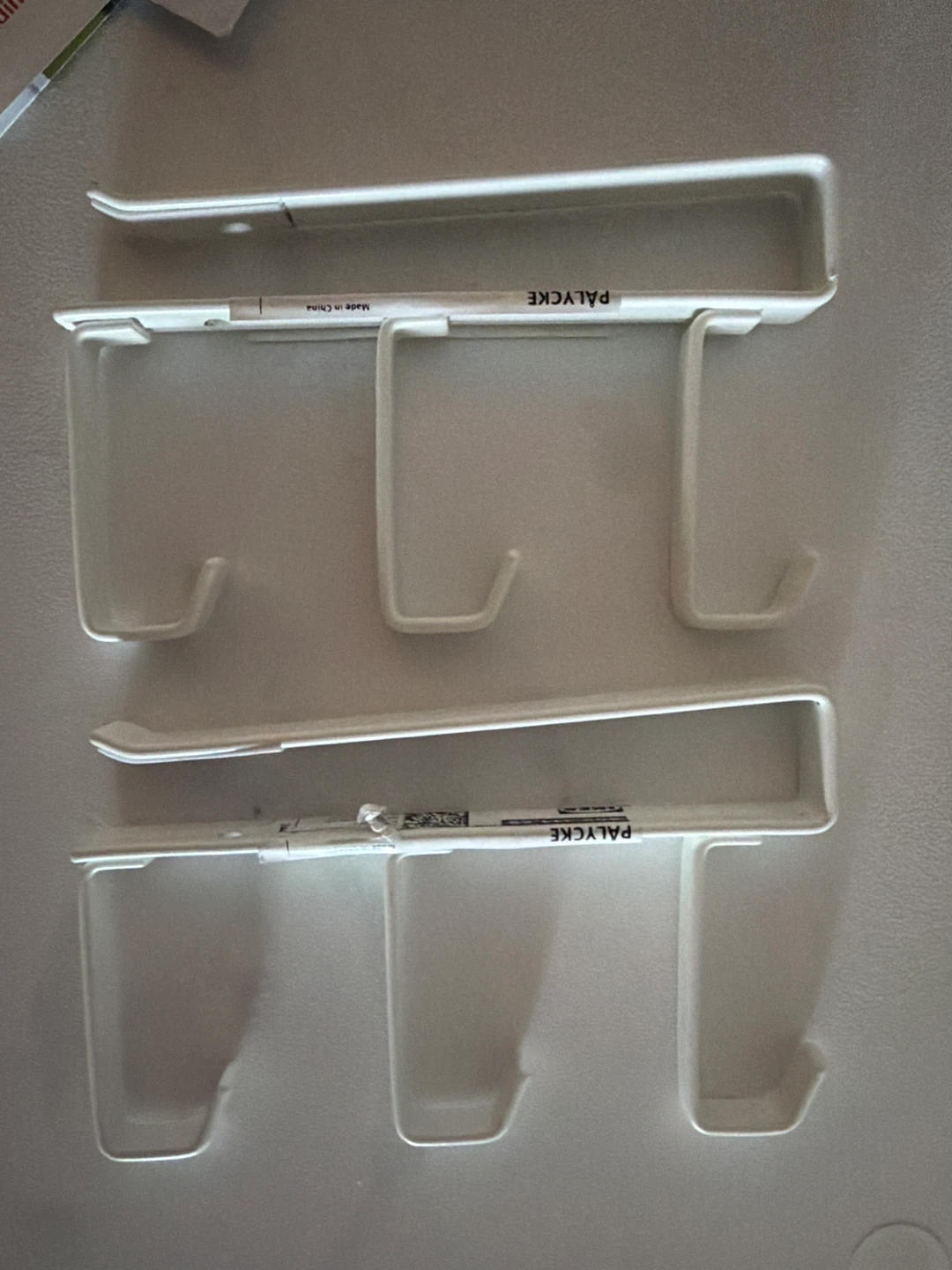 IKEA PALYCKÉ White Wire Under Shelf Basket Organizer (Set of 2)
