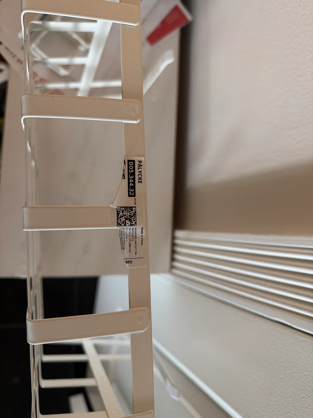 IKEA White Wire Storage Basket - photo 2