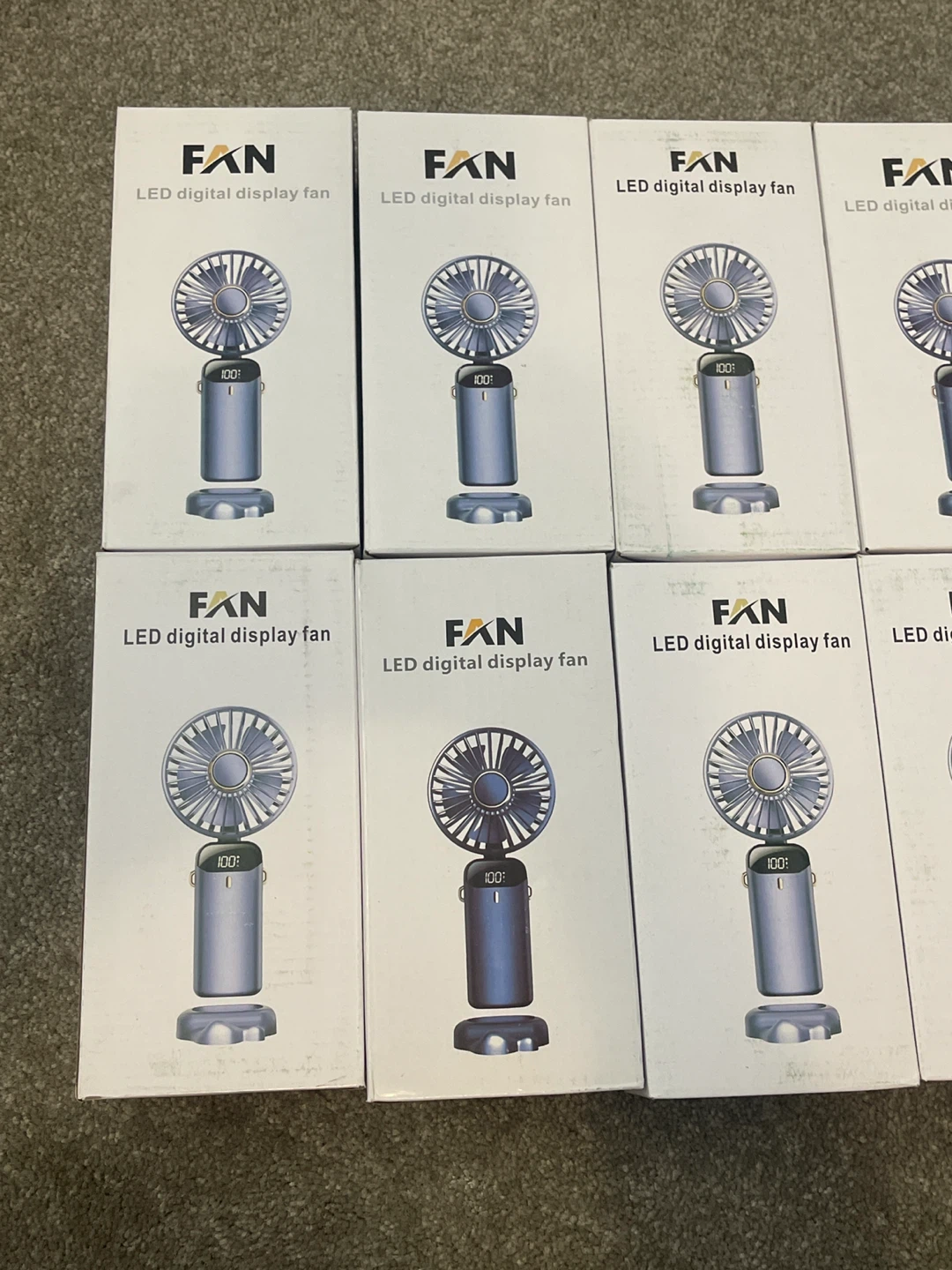 (10 pcs) FAN LED Digital Display Mini Fan - photo 2