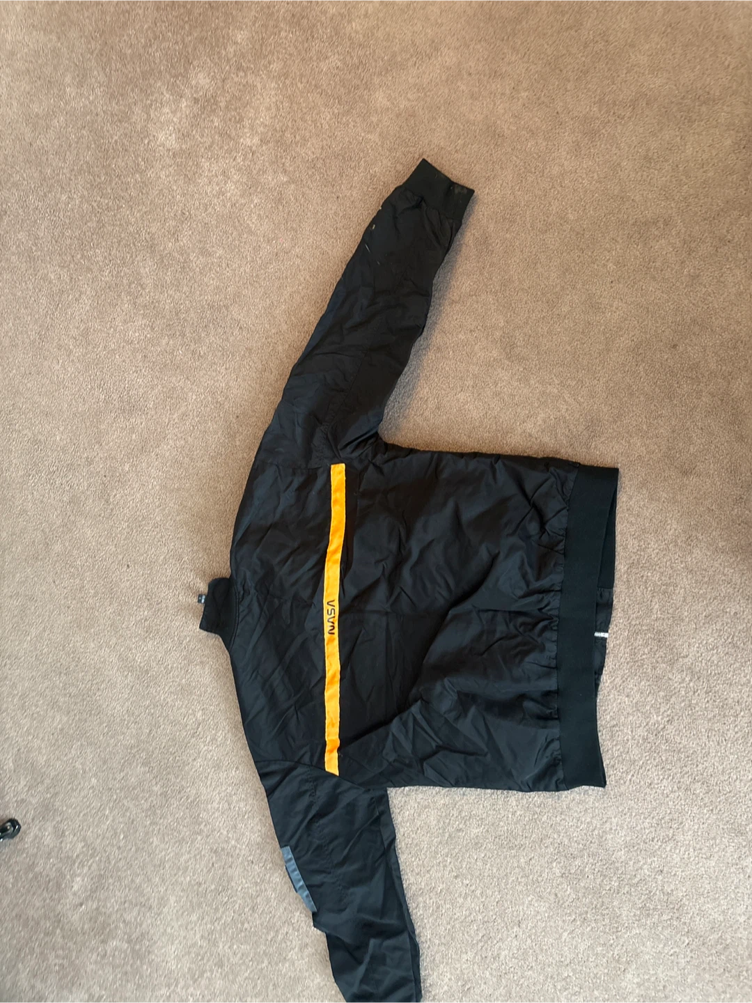 Black NASA Bomber Jacket