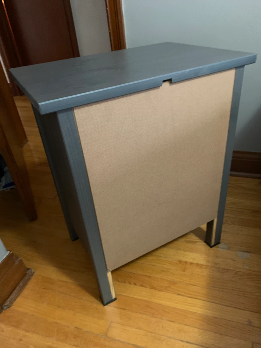 Grey 2-Drawer Nightstand - photo 5