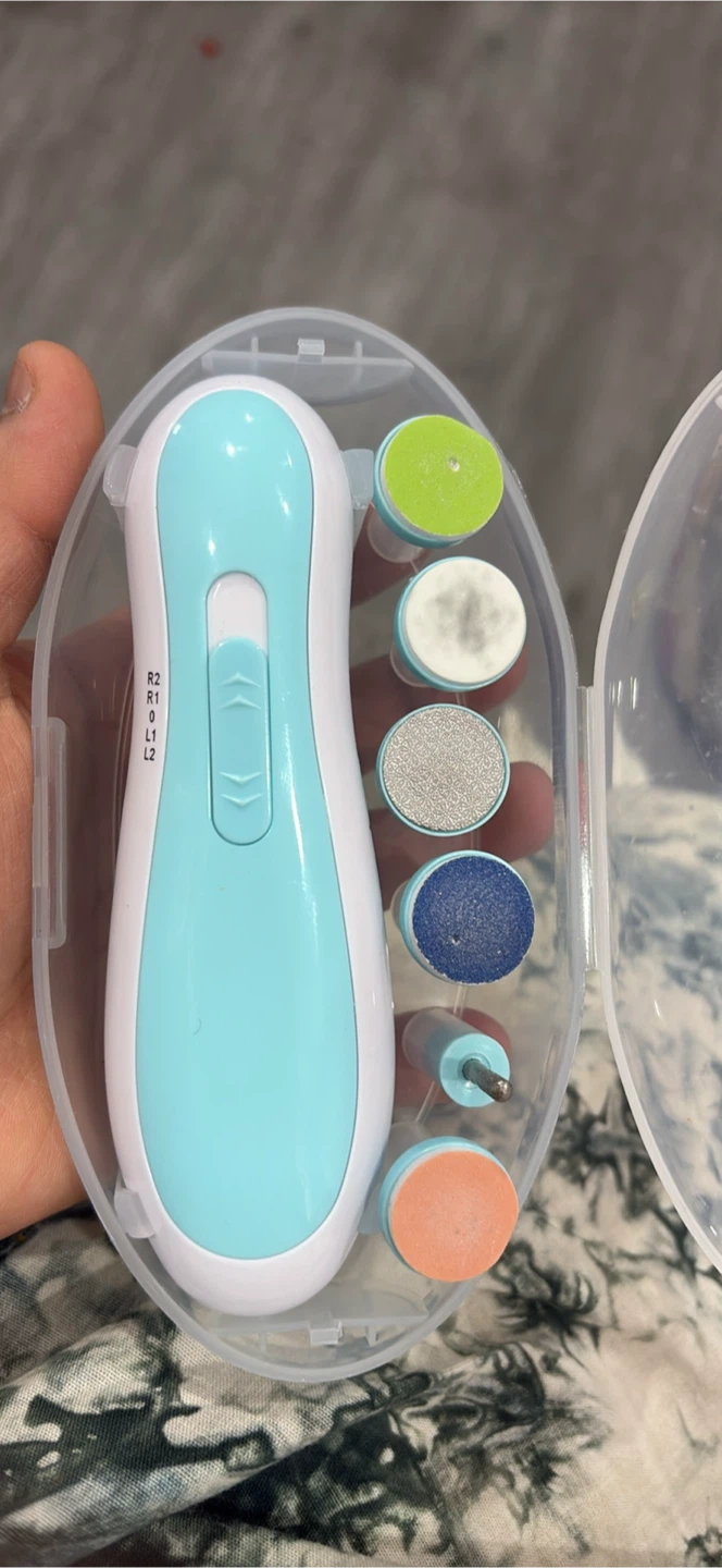 Baby Nail File Trimmer Set with 6 Heads