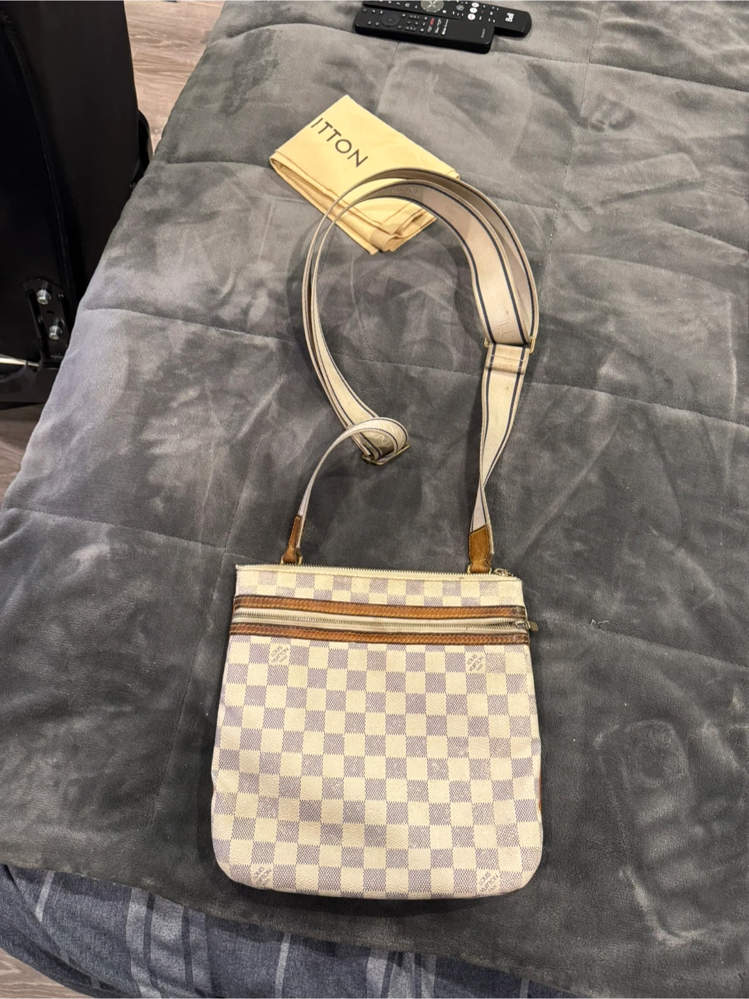 Louis Vuitton Damier Azur Crossbody Bag