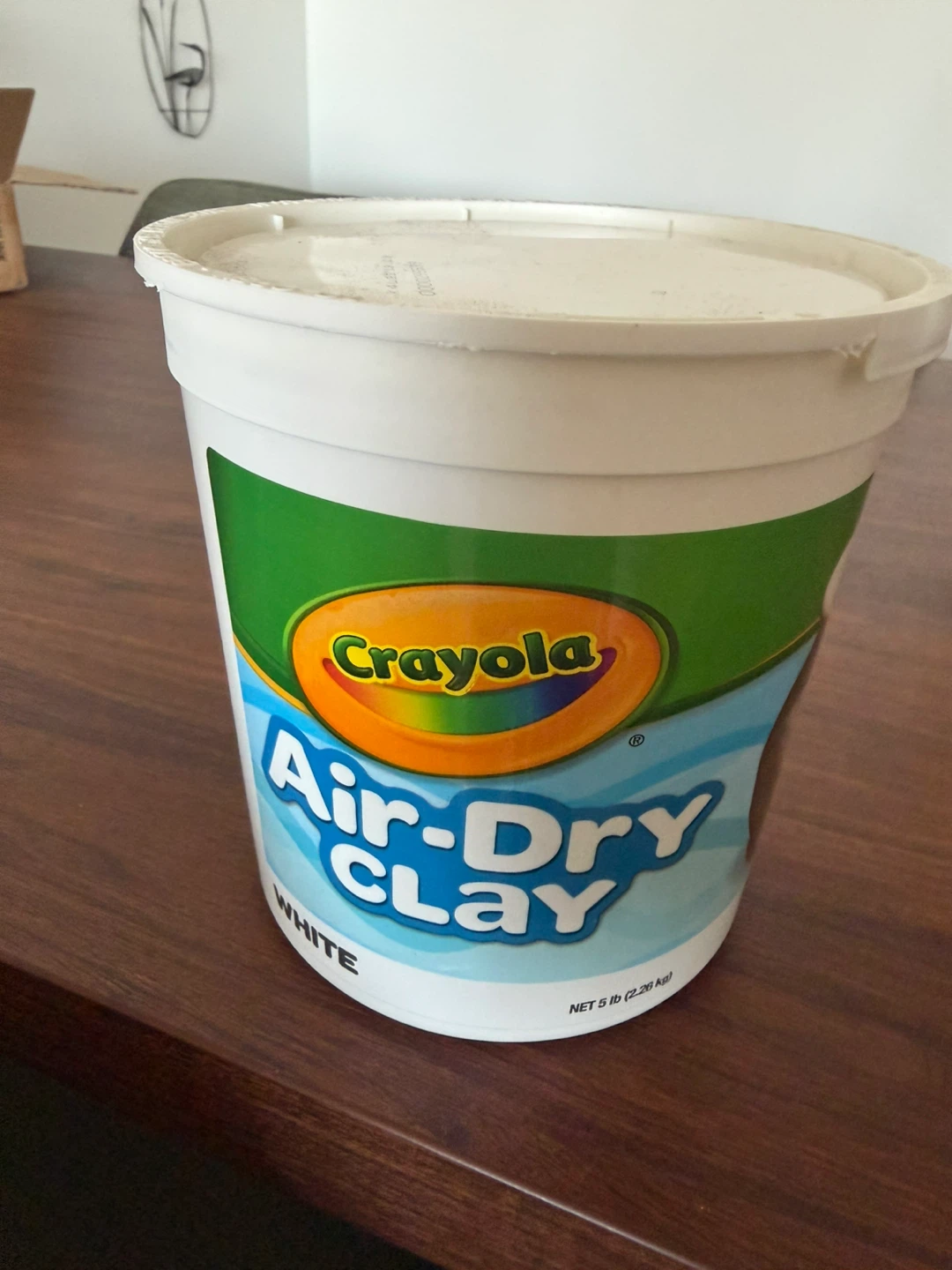 Crayola White Air-Dry Clay - 5 lb Bucket