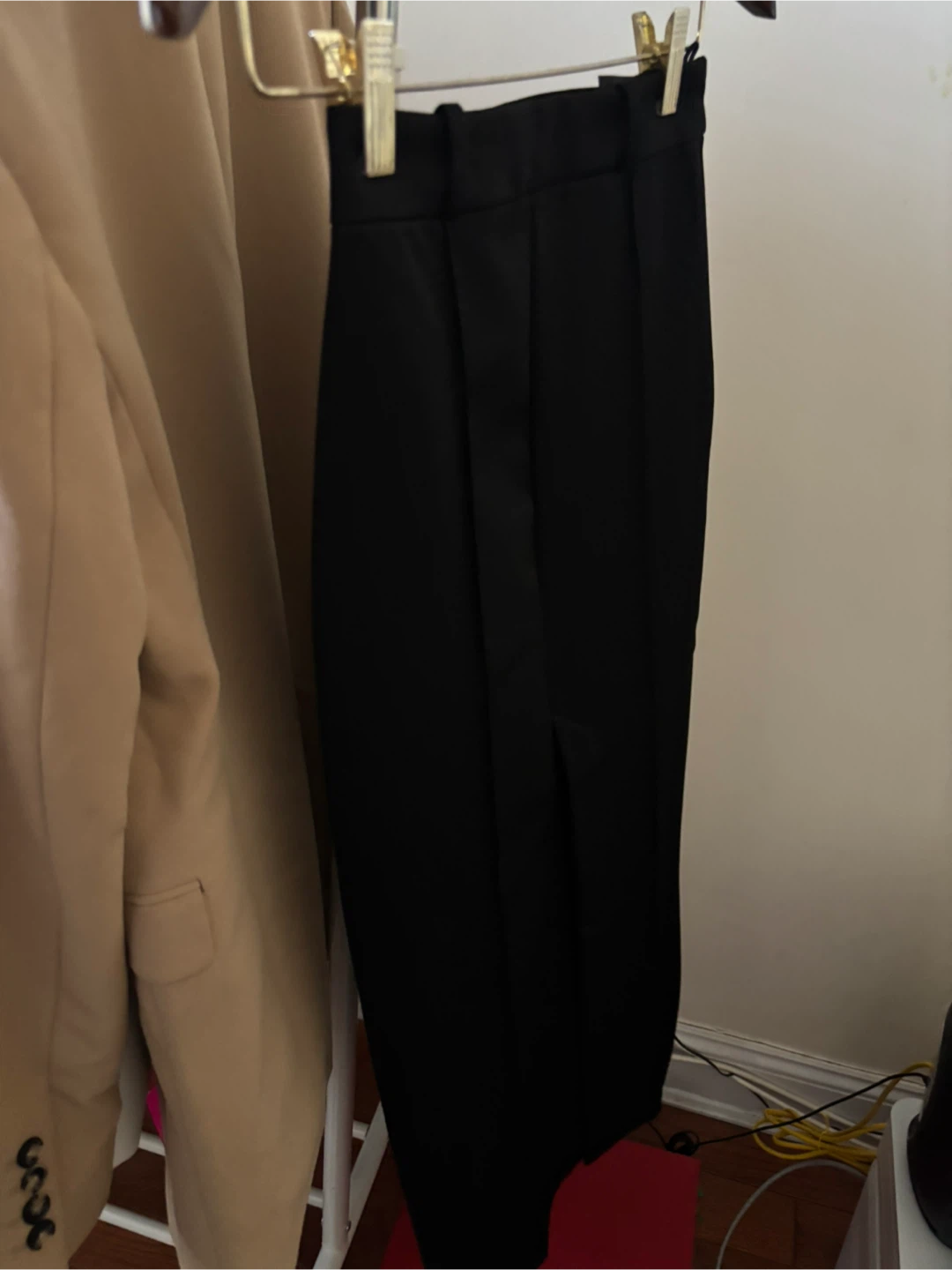 H&M Black Tailored Midi Skirt - photo 3