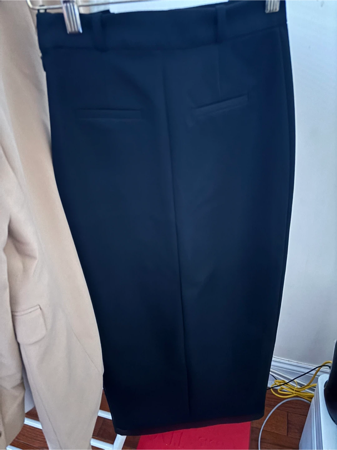 H&M Black Tailored Midi Skirt - photo 4