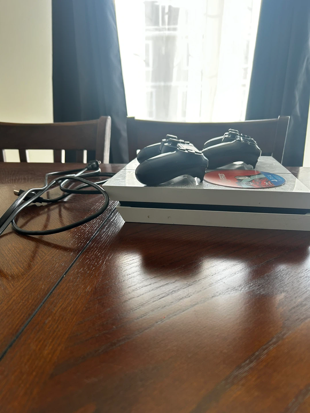 Sony PlayStation 4 Pro White with 2 Controllers & FIFA 20