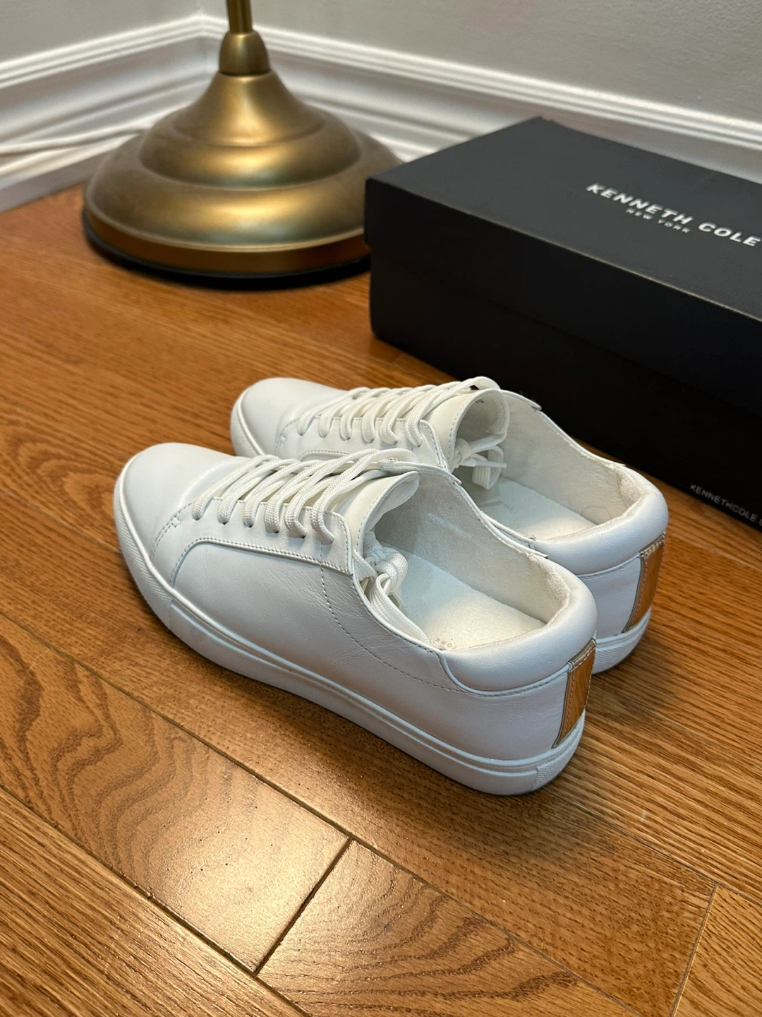 Kenneth Cole New York Kam sneakers - minimalist white sneaker - photo 2