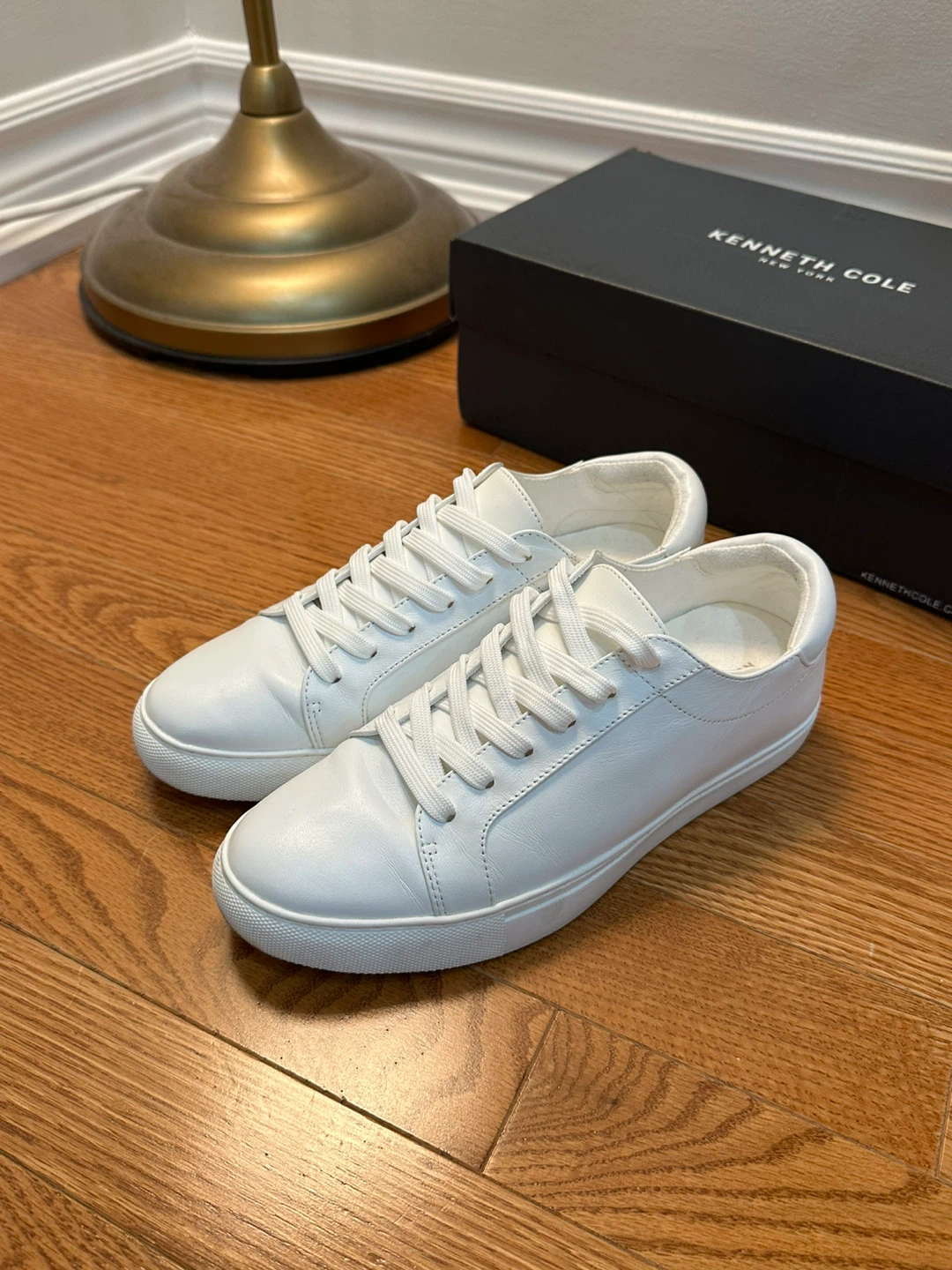 Kenneth Cole New York Kam sneakers - minimalist white sneaker - photo 3