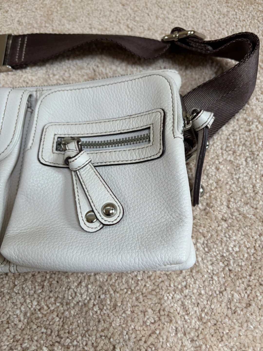 DANIER Leather Belt Bag (Fanny Pack) - photo 2