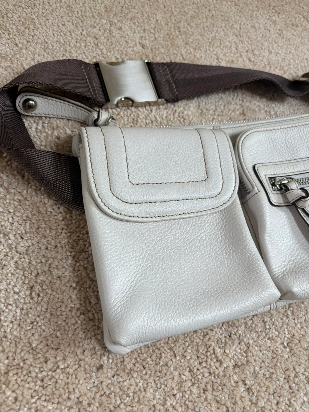 DANIER Leather Belt Bag (Fanny Pack) - photo 3