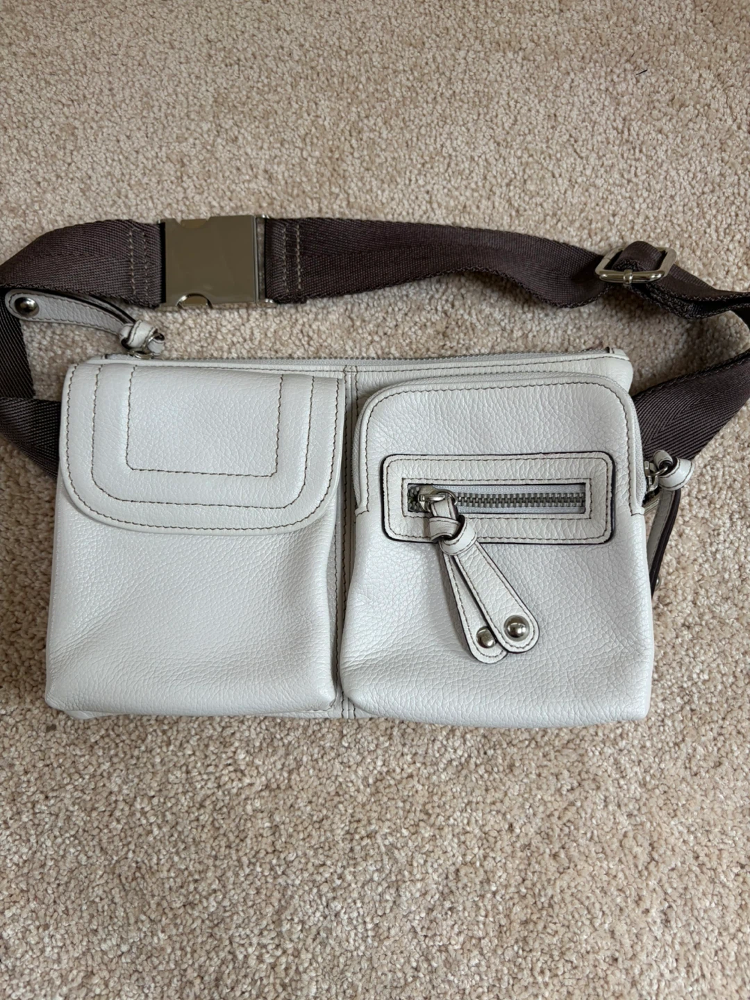 DANIER Leather Belt Bag (Fanny Pack)