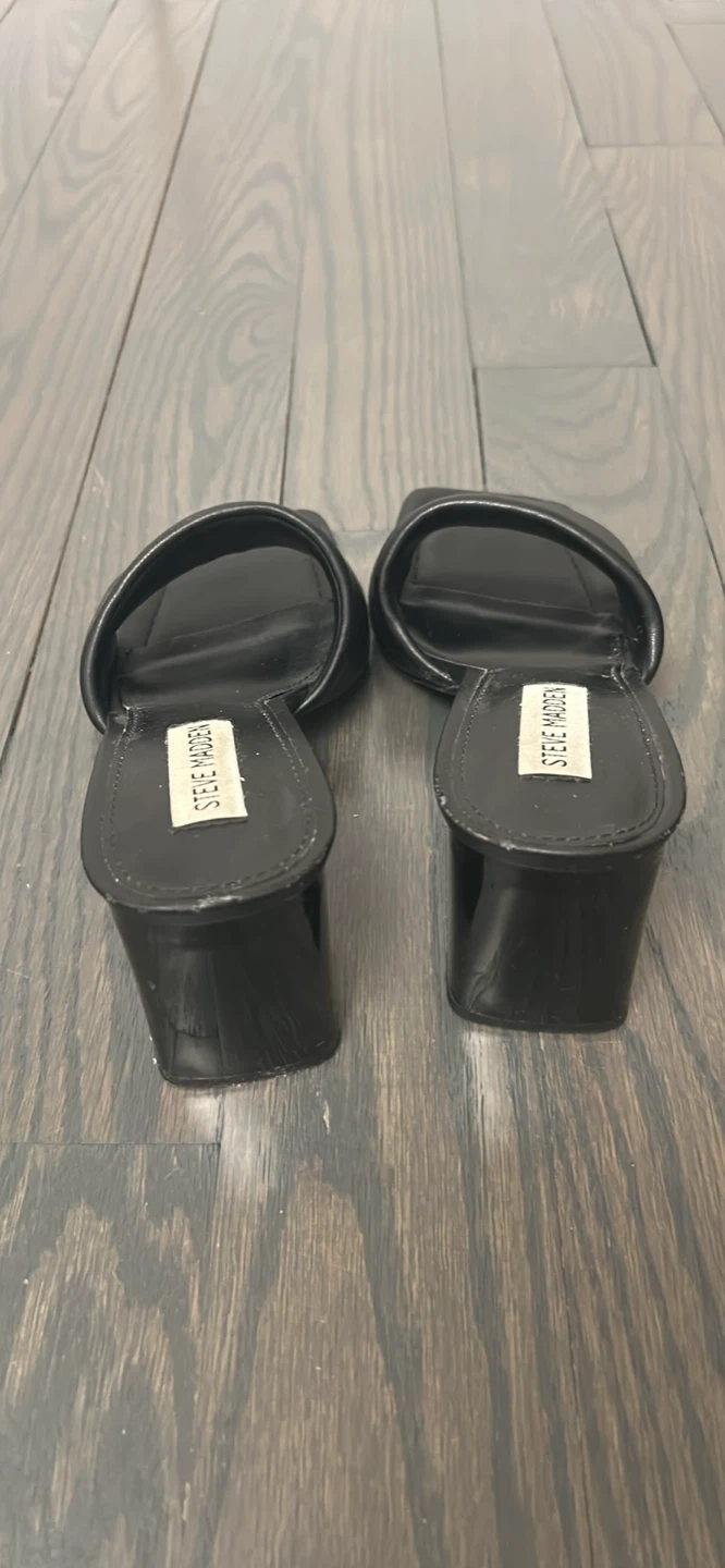Steve Madden Black Heeled Mules - photo 4