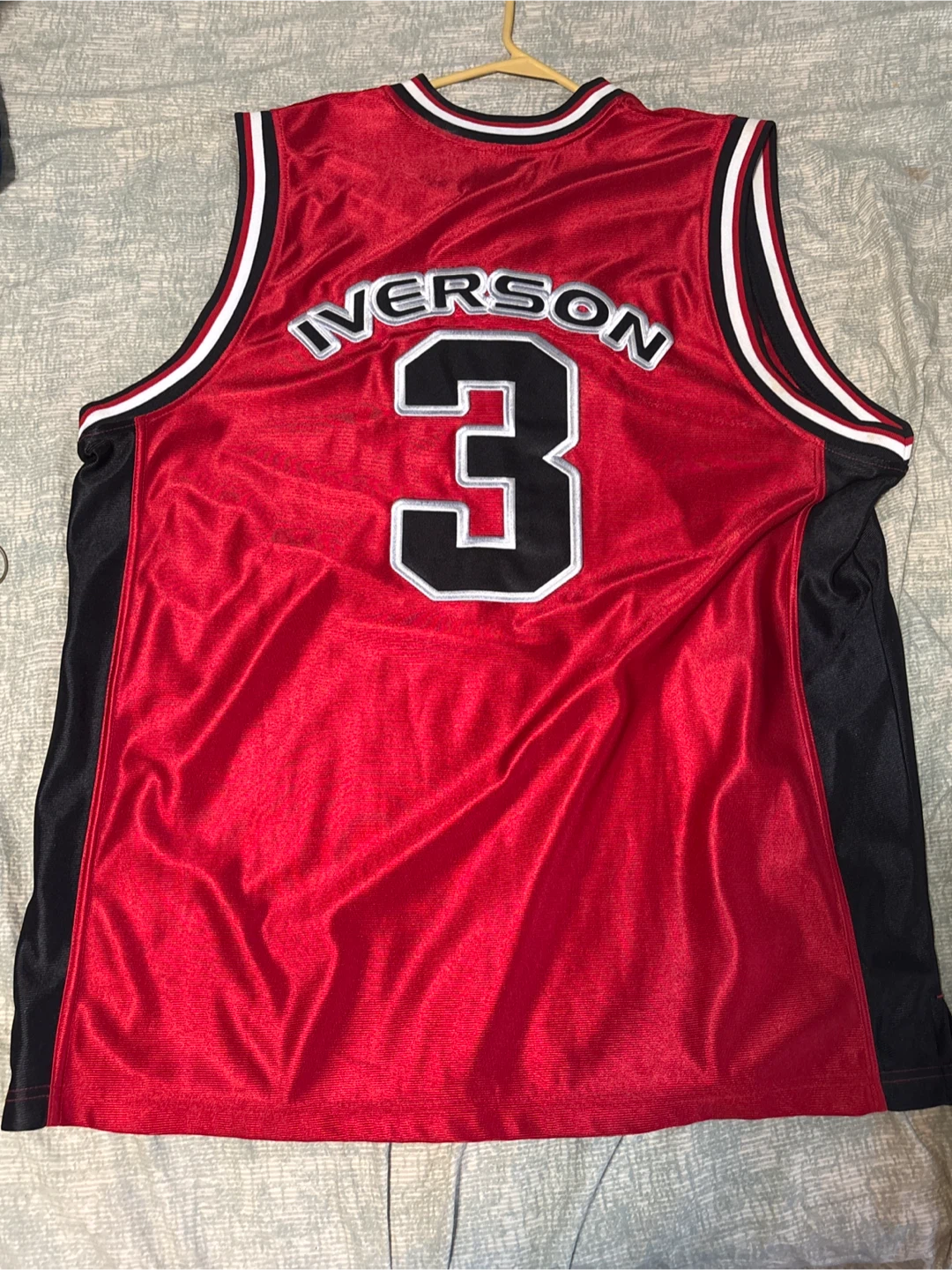 Allen Iverson 3 Basketball Jersey - photo 2