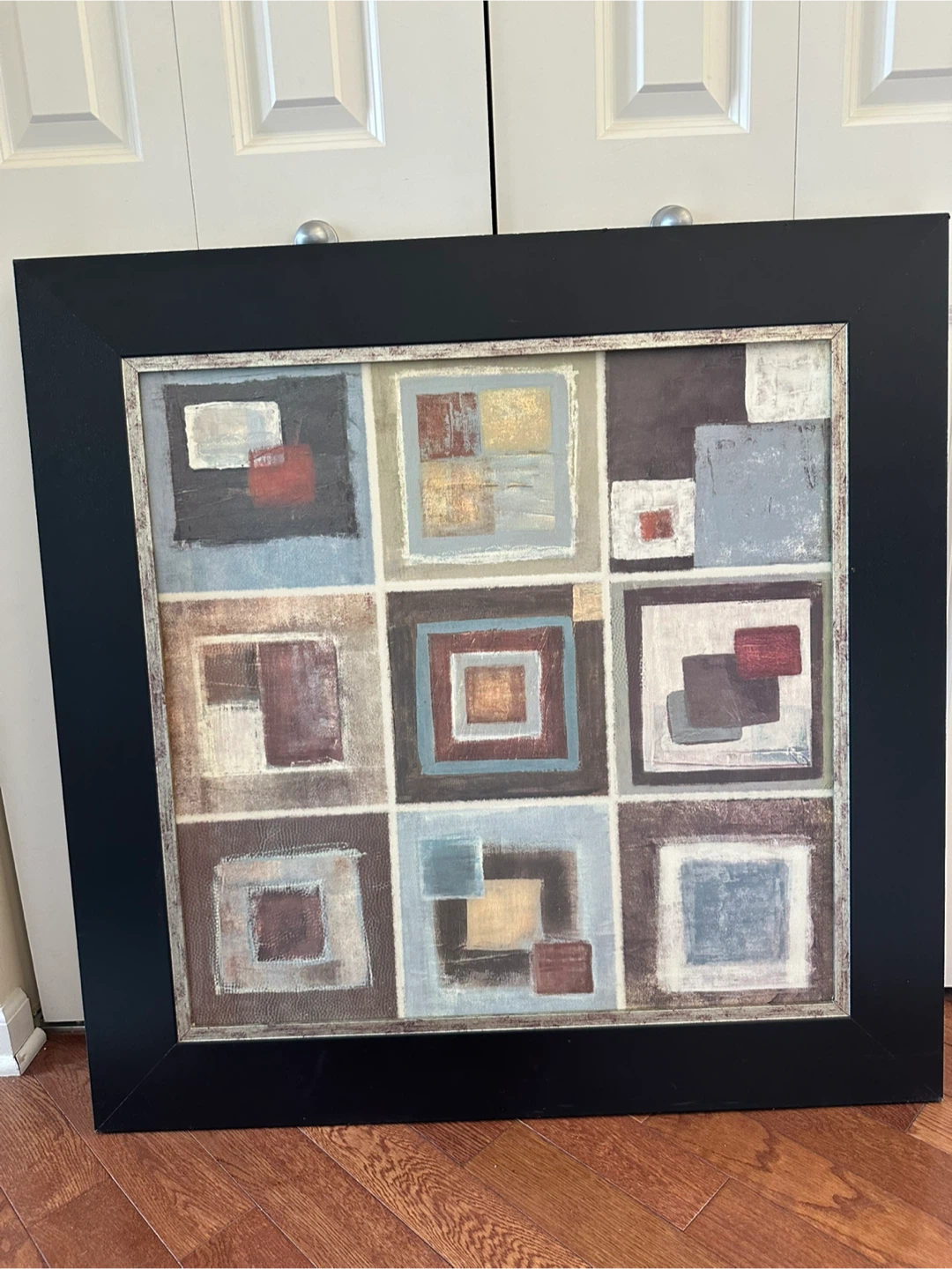 Abstract Square Art Print Framed - photo 2