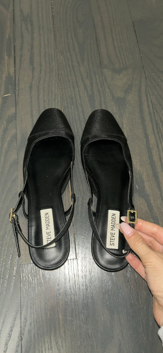 Steve Madden Black Slingback Flats - photo 3