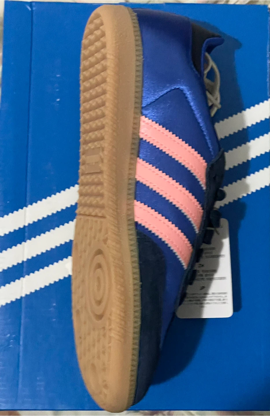 Adidas Samba OG W Women's Shoes - Blue/Pink, Size 6 - photo 2