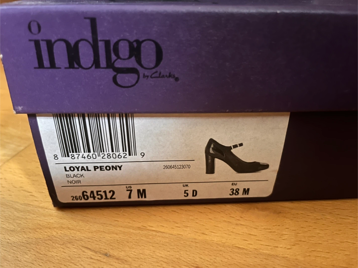Indigo by Clarks Women's Black Loyal Peony Heels - Size 7M - photo 2