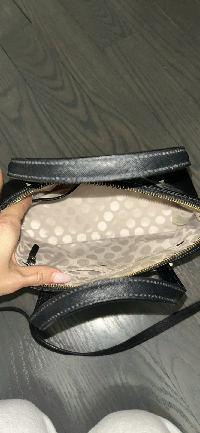 Kate Spade New York Black Leather Satchel Handbag - photo 3