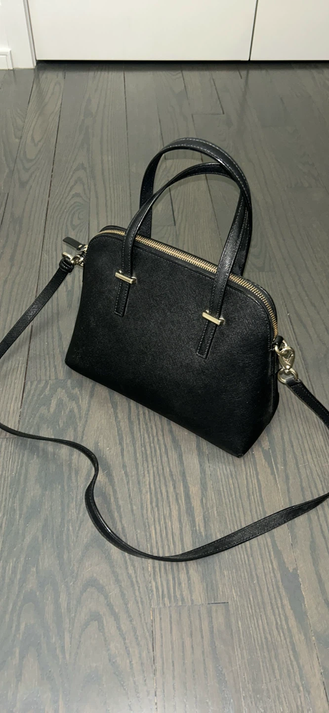 Kate Spade New York Black Leather Satchel Handbag - photo 2