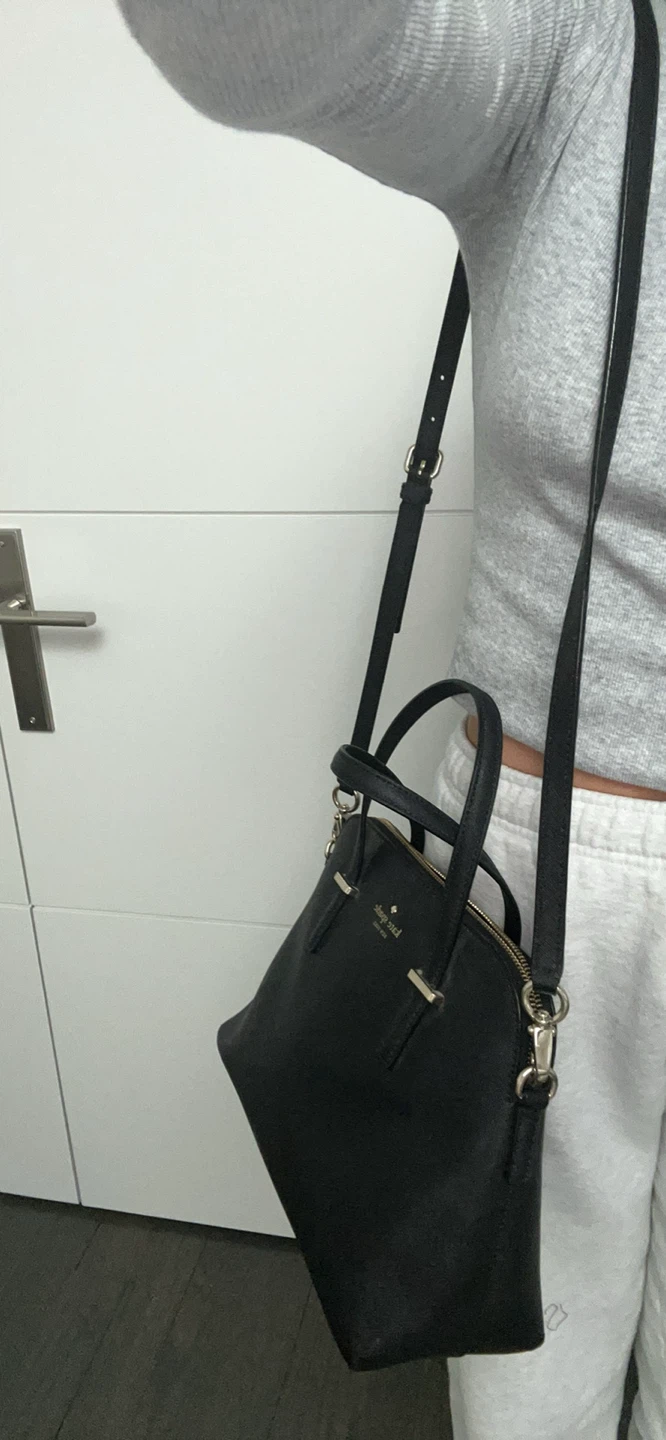 Kate Spade New York Black Leather Satchel Handbag - photo 4