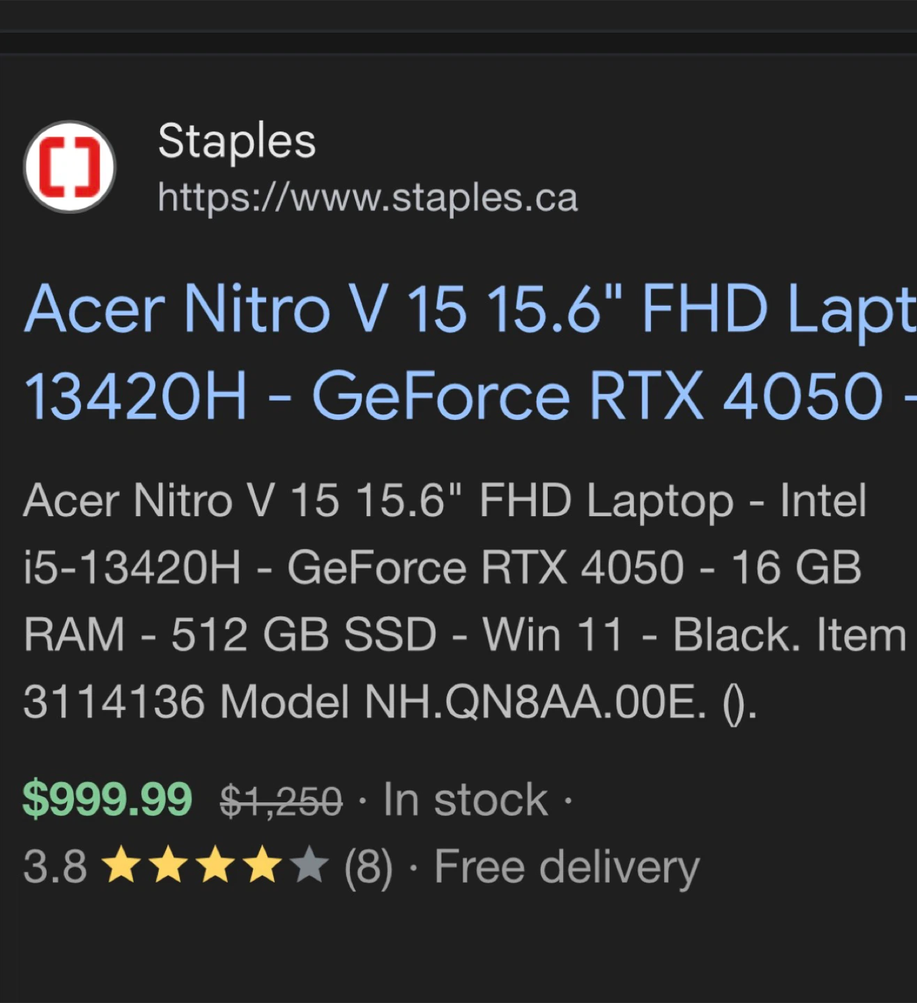 Acer Nitro V 15.6" - photo 5