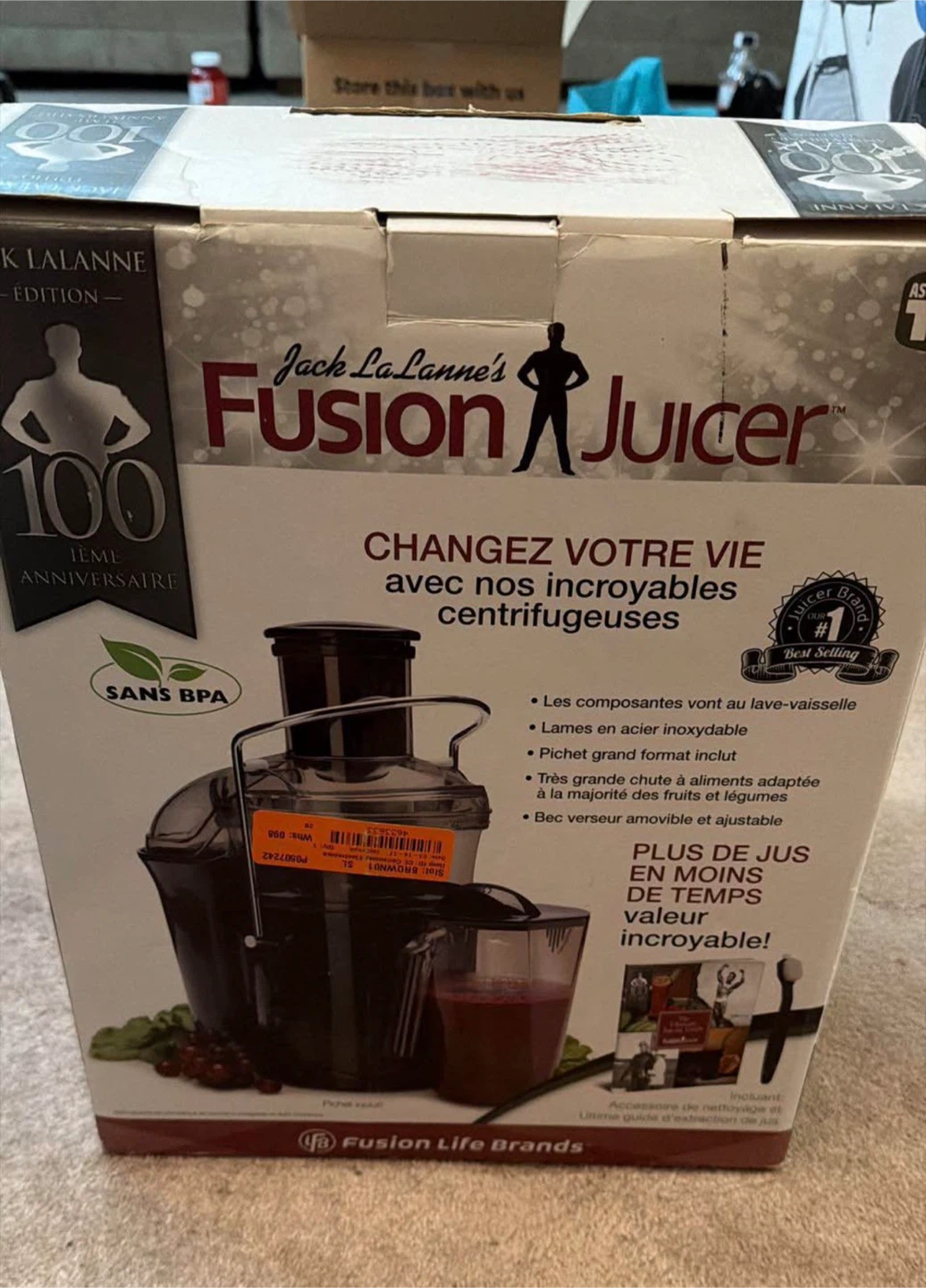 Jack LaLanne's Fusion Juicer 100th Anniversary Edition