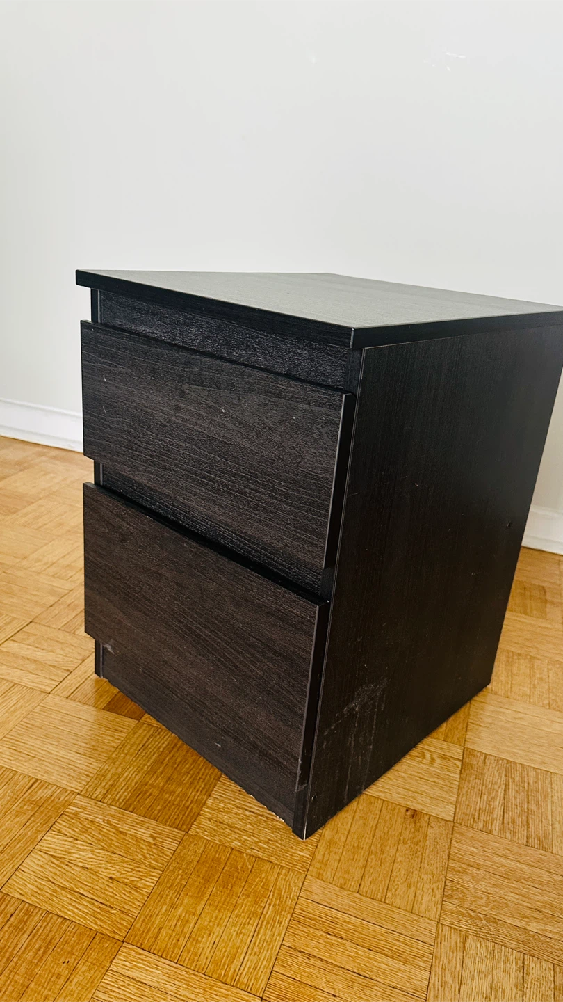 IKEA 2-Drawer Nightstand/Filing Cabinet