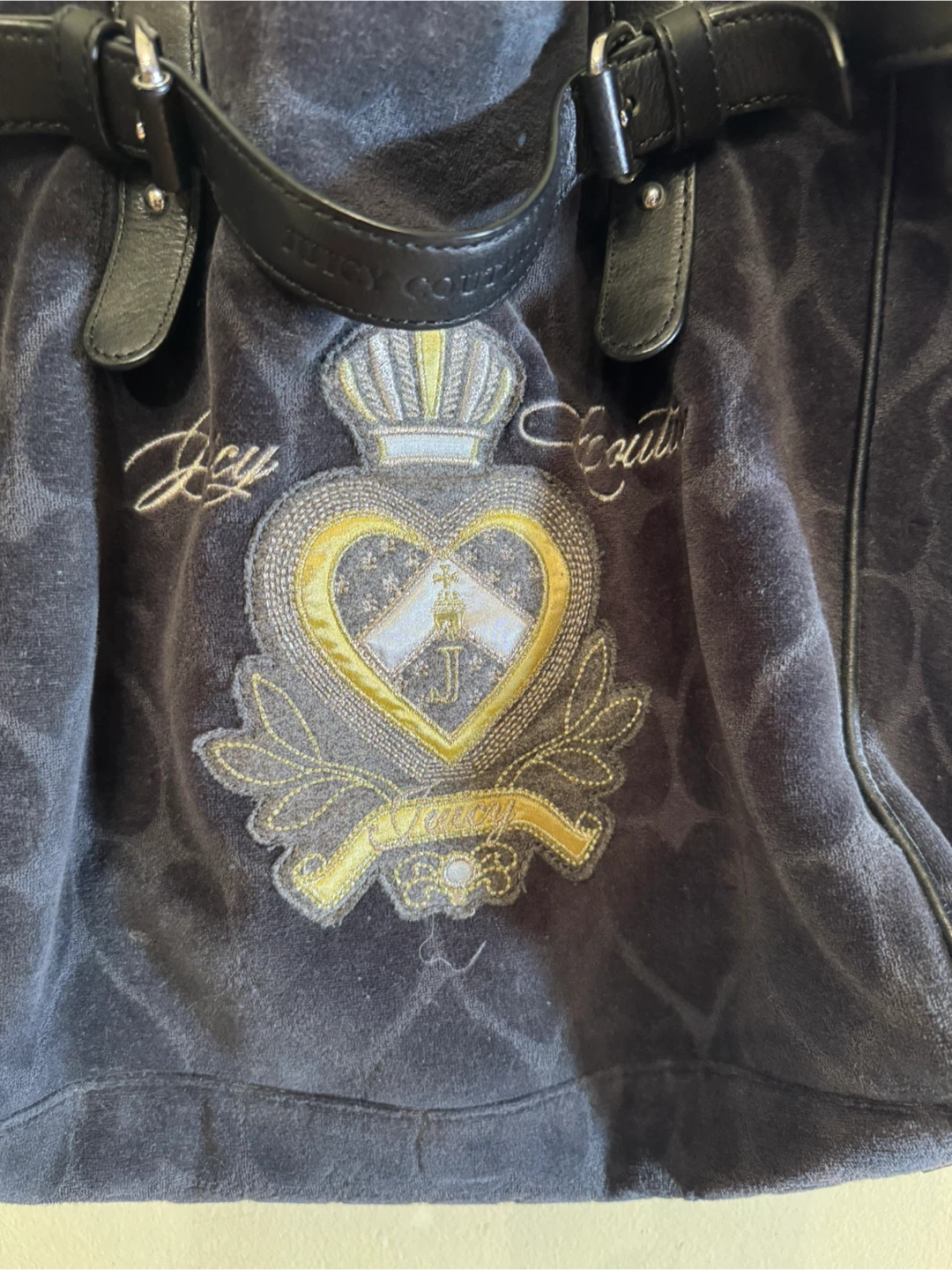 Juicy Couture Velour Heart Tote Bag - photo 2