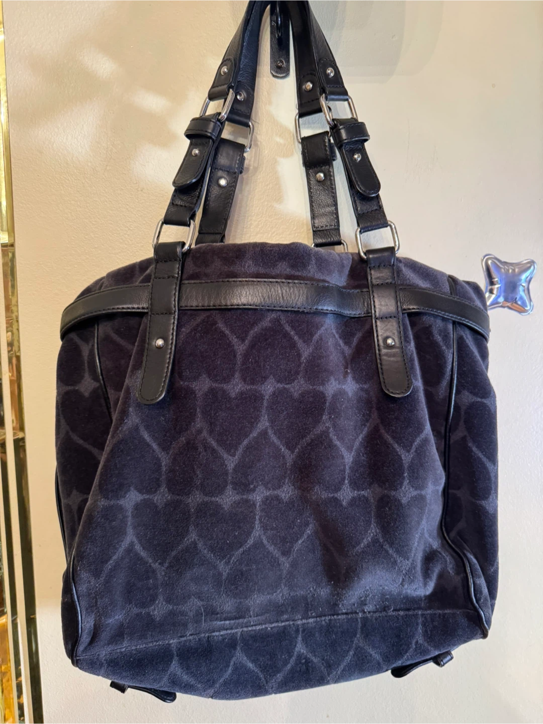 Juicy Couture Velour Heart Tote Bag - photo 4