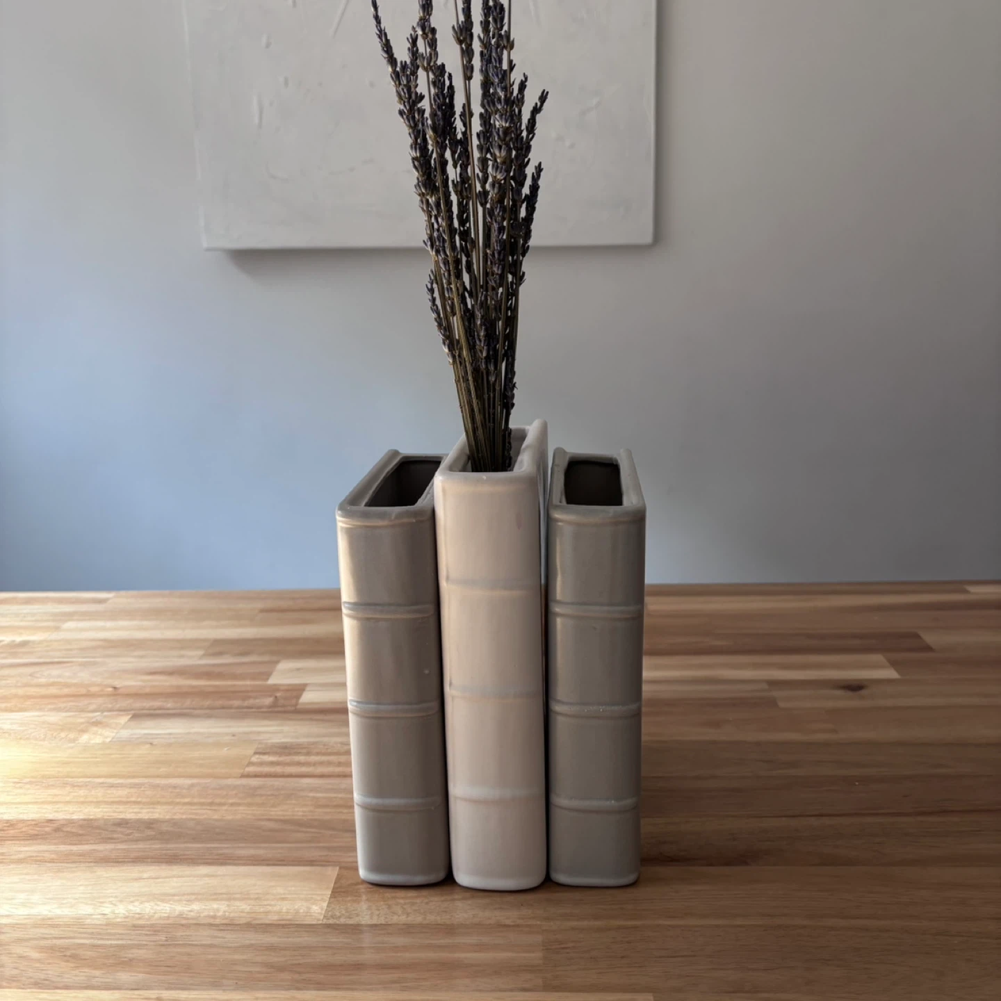 Ceramic Book Vase Set - Set of 3