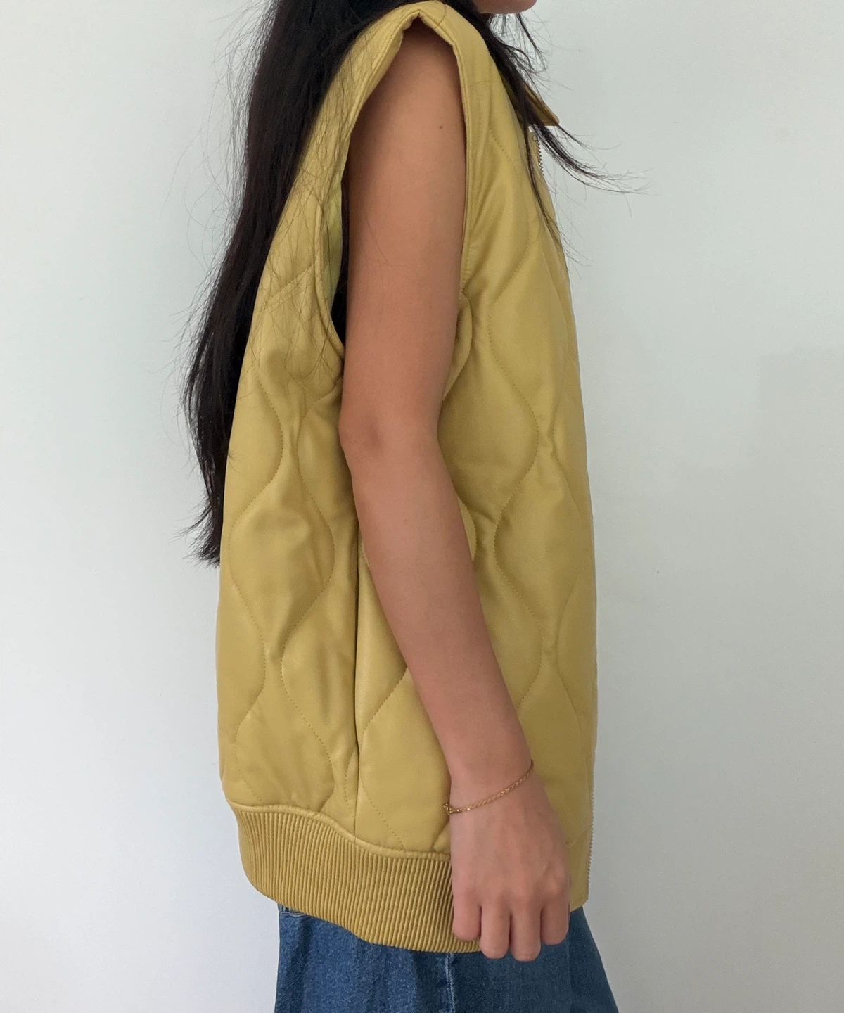 Urban Outfitters faux leather vest - size small - photo 3