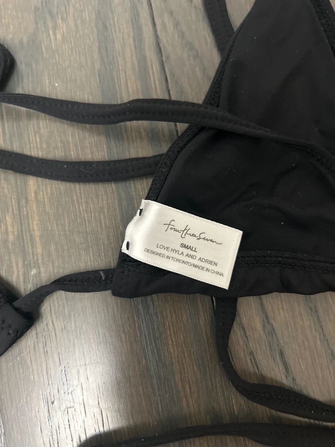 Four Three Seven Black Bikini Set - Small - photo 5