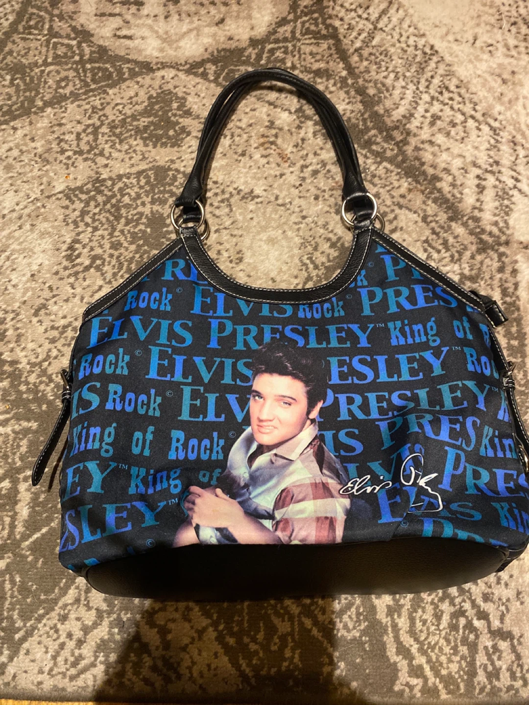 Elvis Presley "King of Rock" Shoulder Bag