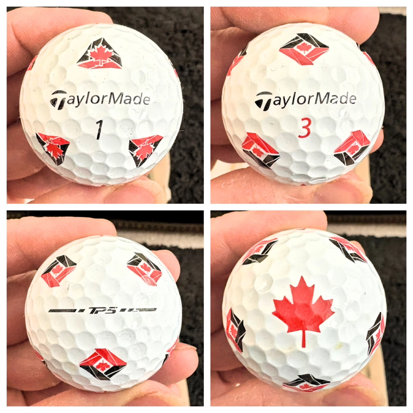 18 Taylormade TP5 Pix Canada Edition Golf Balls - photo 4