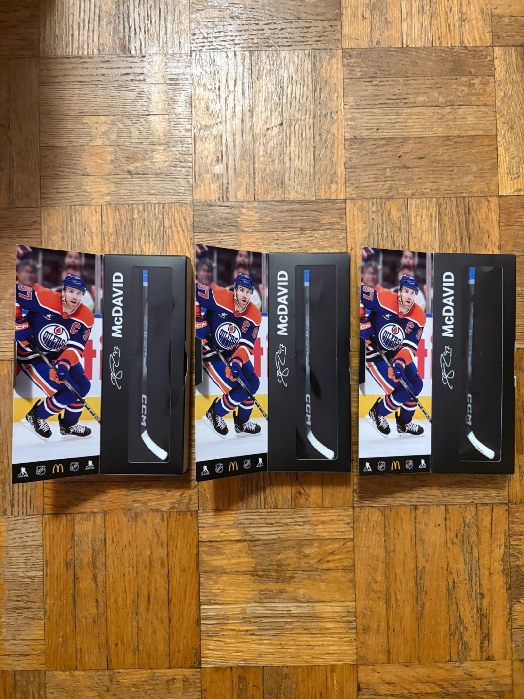 3x Connor McDavid Star Sticks NHL Hockey Sticks - photo 2