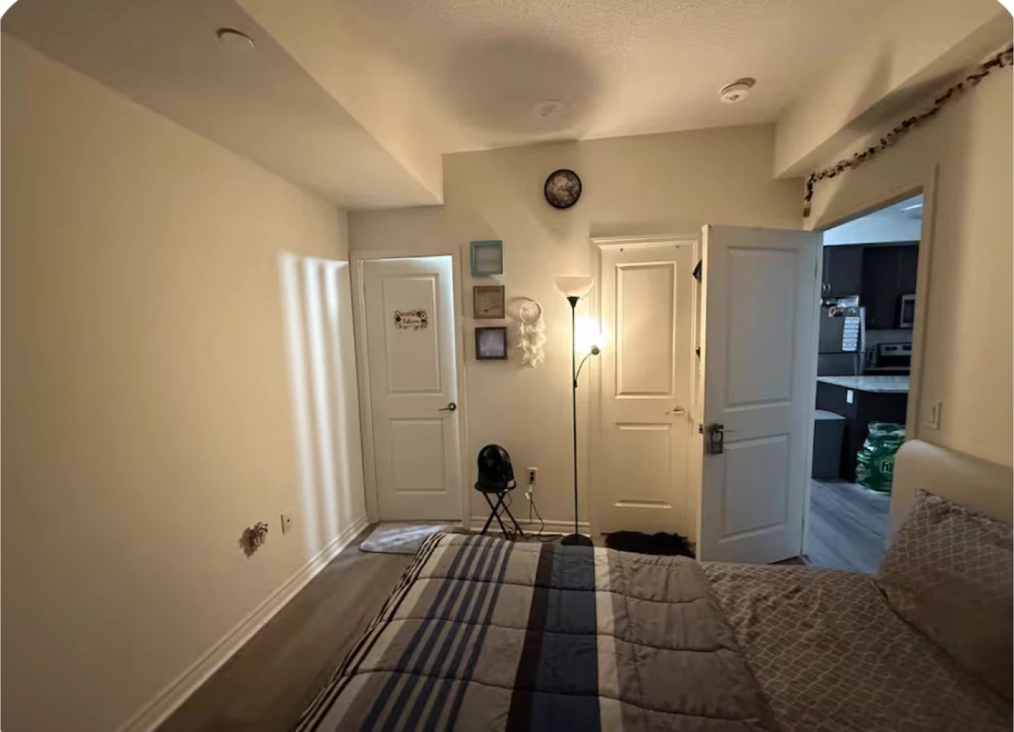 Master bedroom with attached washroom - photo 3