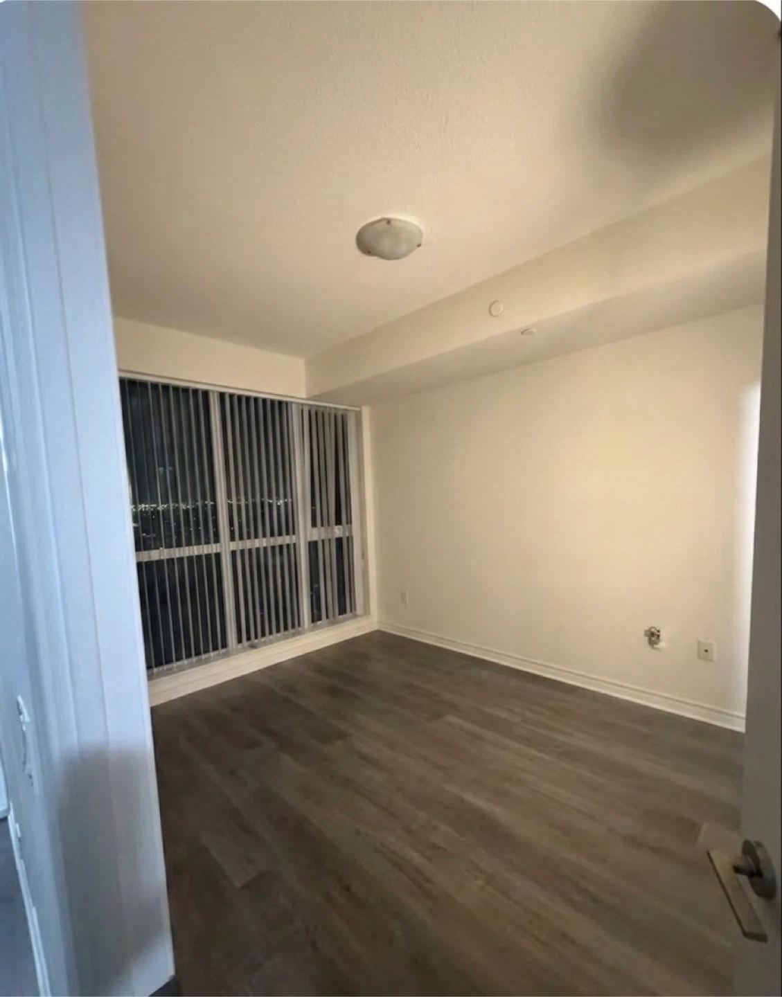 Master bedroom with attached washroom