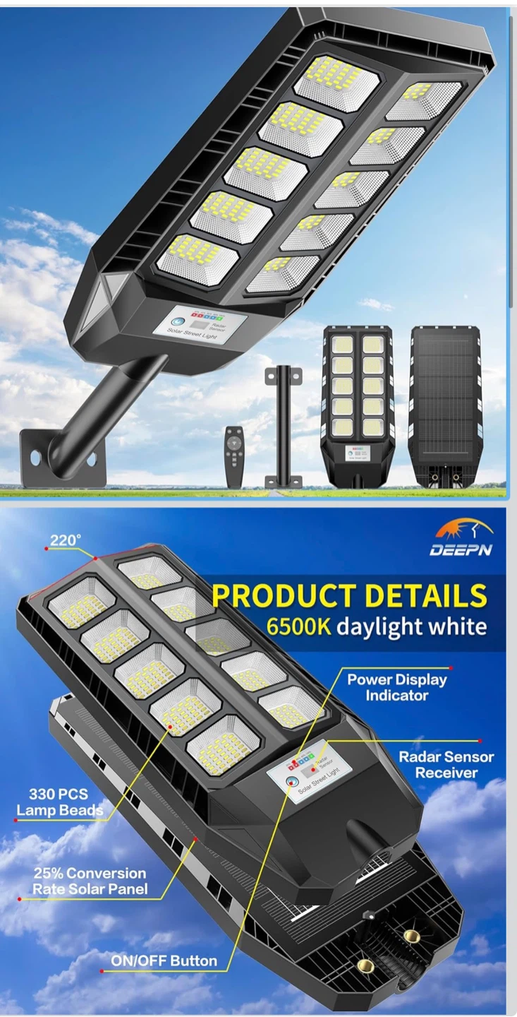 DEEPN Solar Street Light with Remote - photo 5