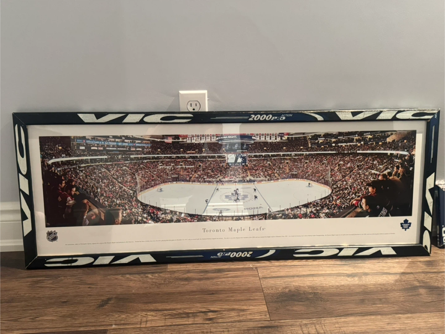 Toronto Maple Leafs picture hockey stick frame