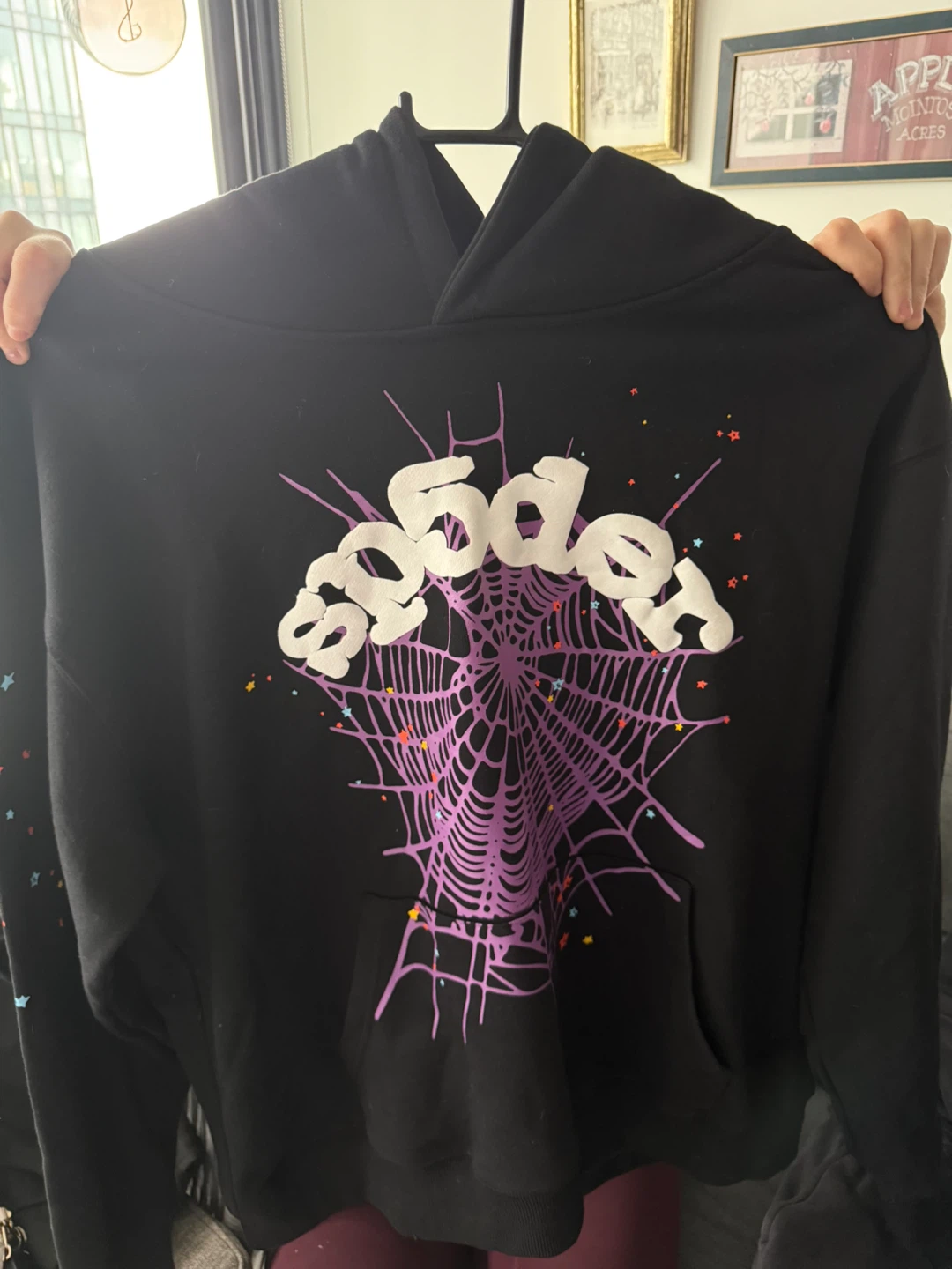 Spider hoodie black