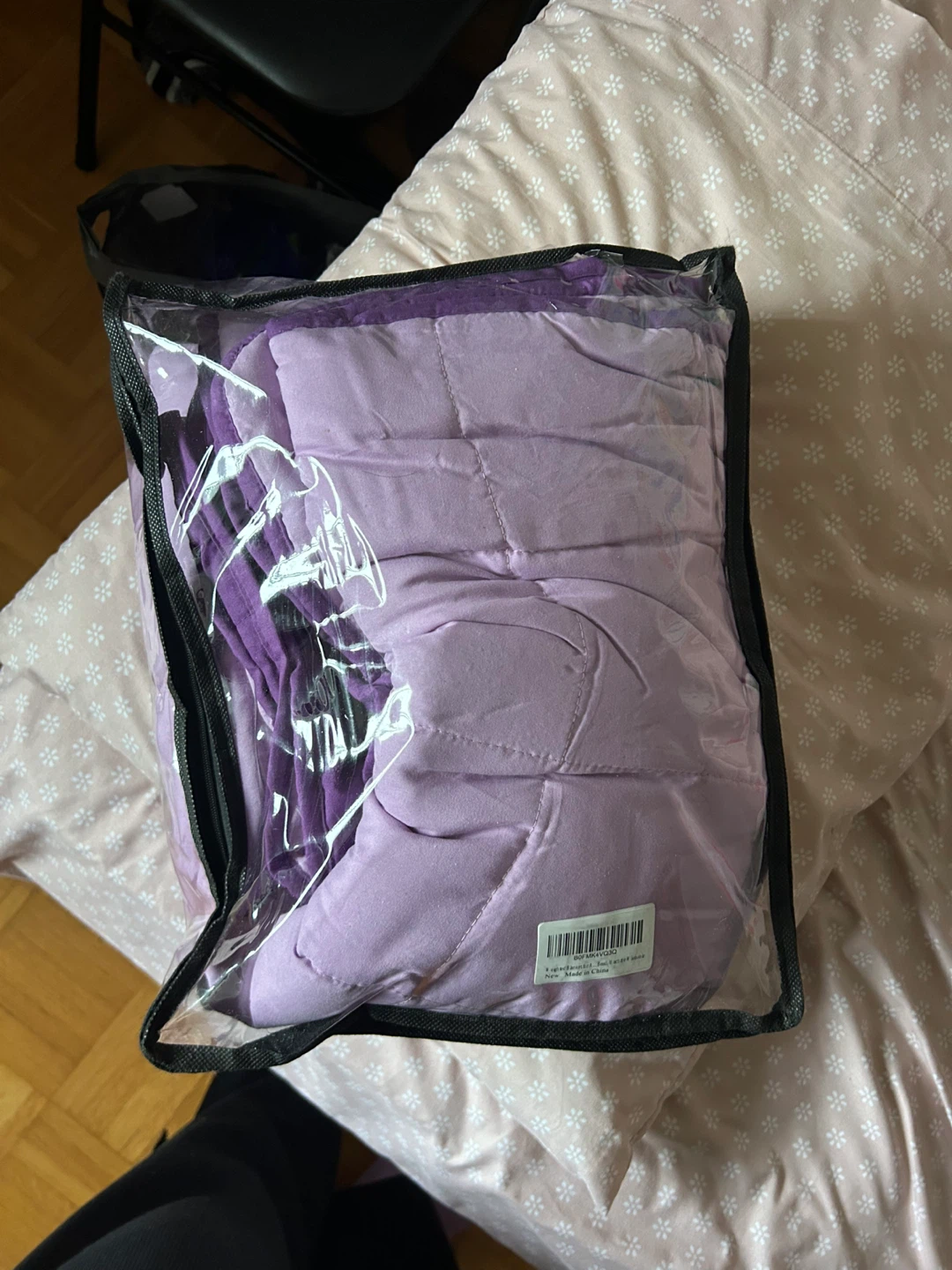 Adult Weighted Blanket - 20 lbs, 60" x 80", Purple - photo 5