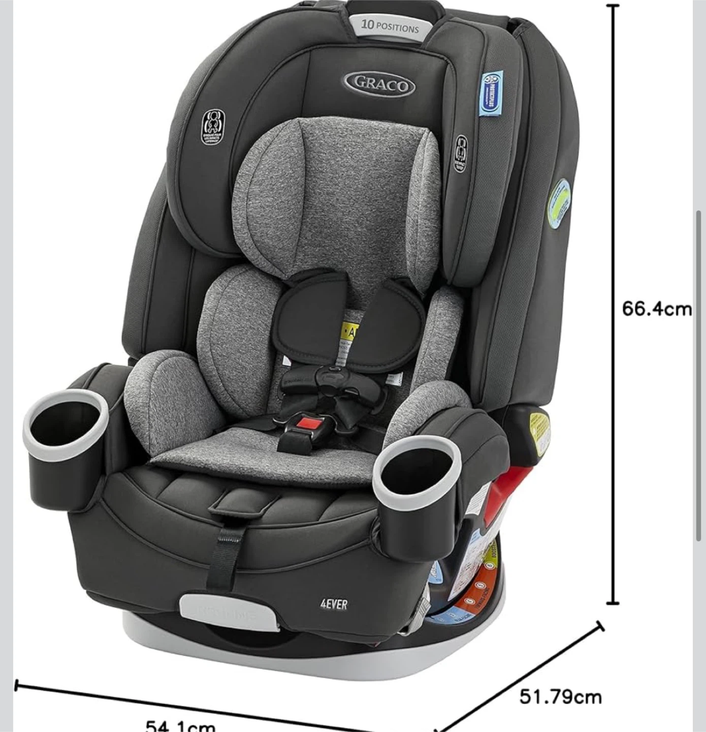 Graco 4Ever All-in-One Convertible Car Seat, 4-in-1 - photo 3