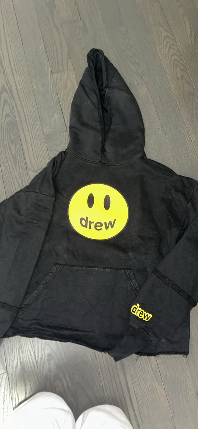 Drew House Black Smiley Face Hoodie