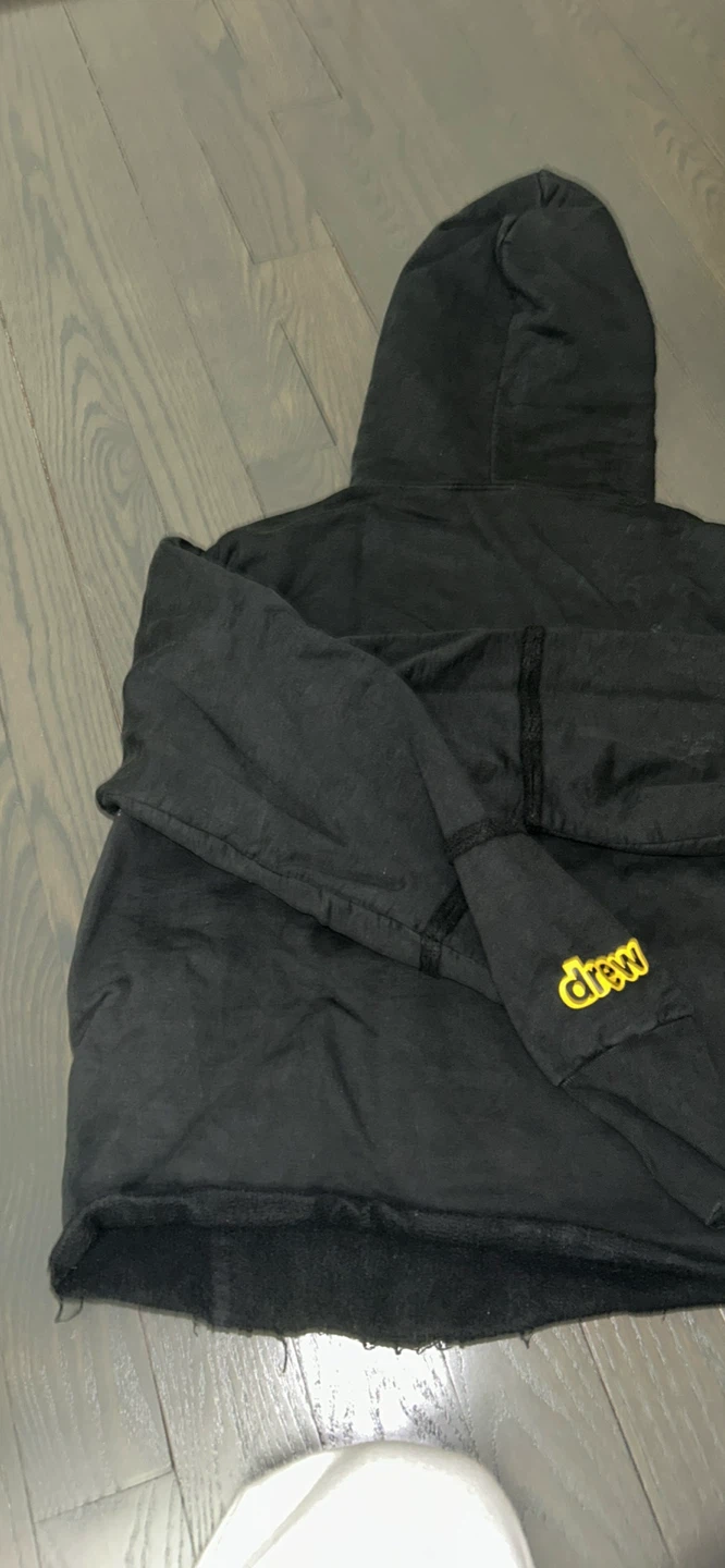 Drew House Black Smiley Face Hoodie - photo 3
